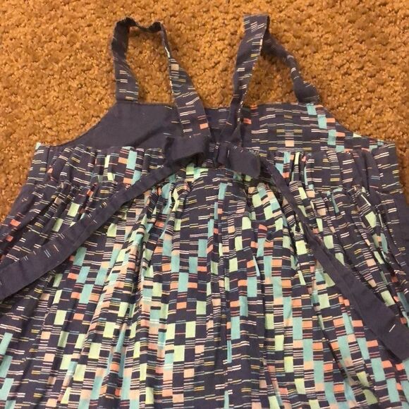 Anthem of the Ants Blue Colored Blocks Sundress - Picture 4 of 6